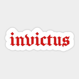 Invictus Sticker